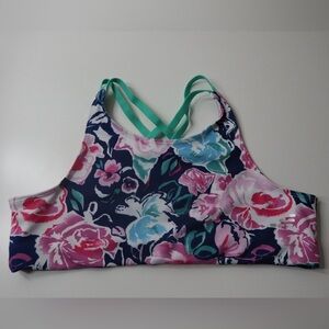 Floral Athletic Sports Bra